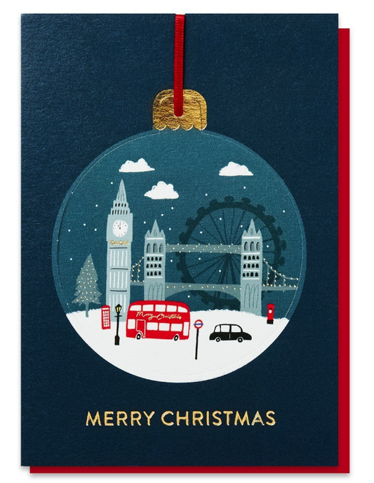 London Bauble Christmas Card