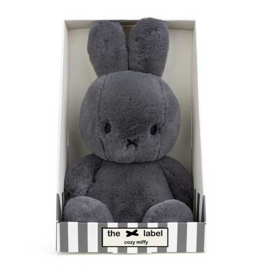 Cozy Miffy Sitting Grey in Giftbox