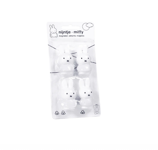 Miffy – Set of 4 Magnets – White