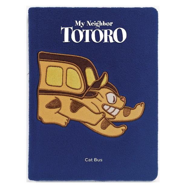 My Neighbour Totoro Cat Bus Plush Covered Notebook