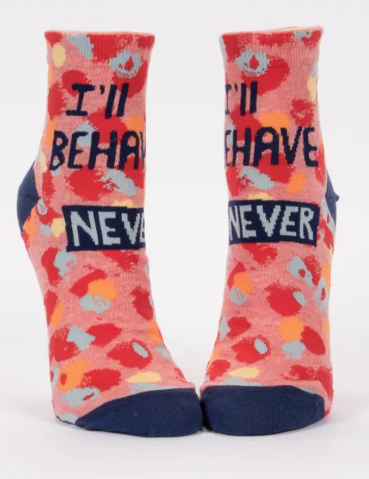 I'll Behave Never Women’s  Ankle Socks