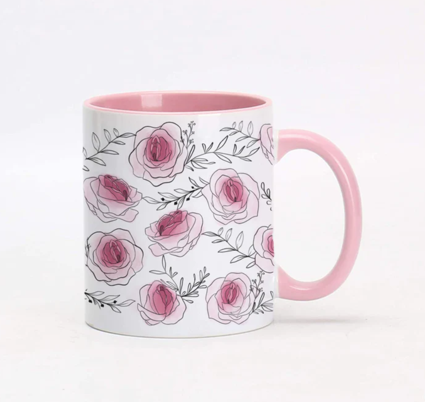 Roses Vagina Mug
