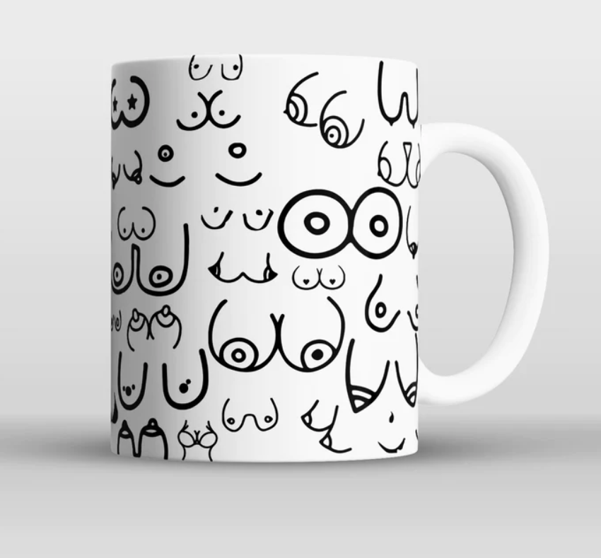 Doodle Boob Mug