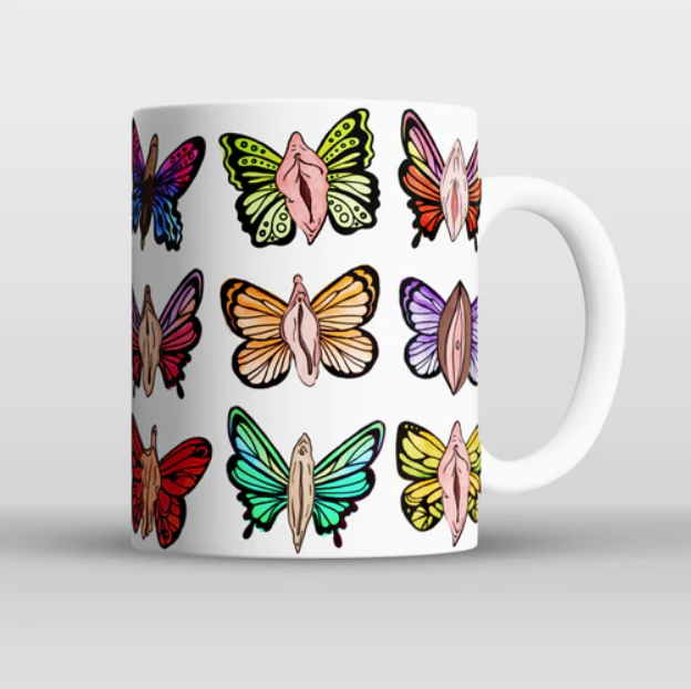 Vaginal Butterflies Mug