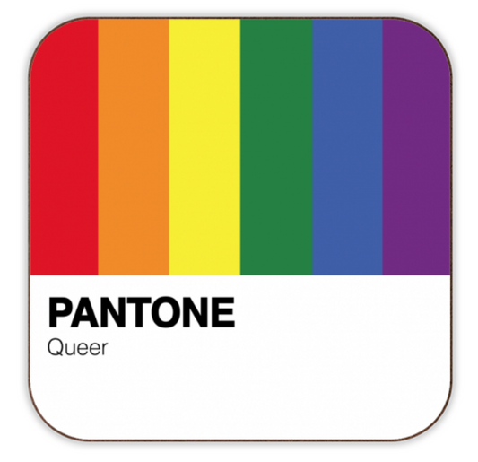 Pantone Colour Queer Coaster