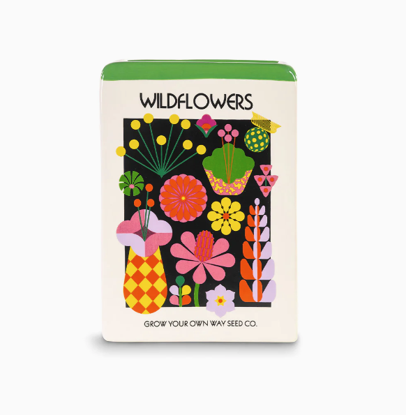 Wildflower Seeds Vase