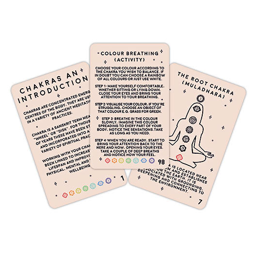 Mindful Meditation & Chakra Cards Set