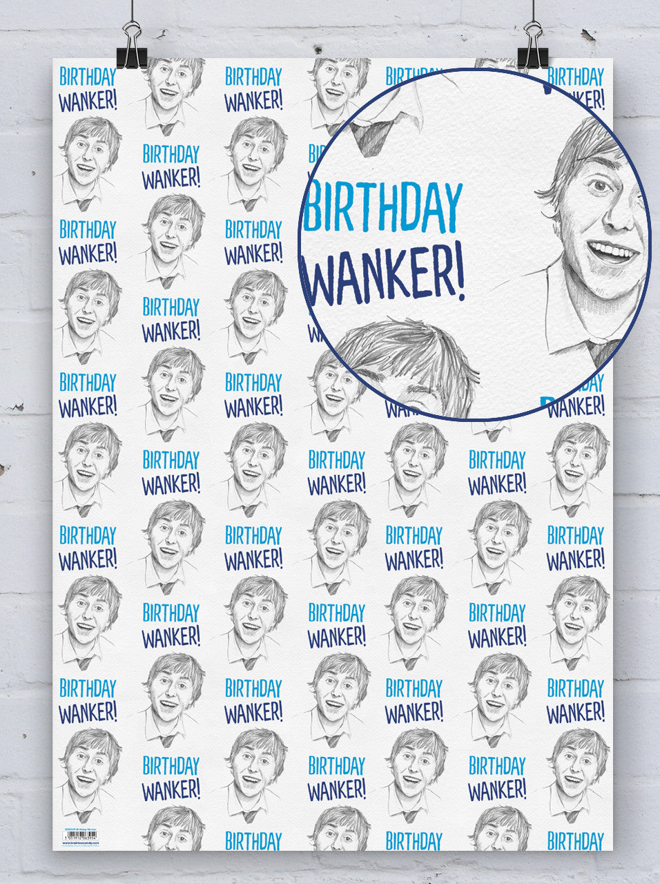 Birthday Wanker Paper Gift Wrap