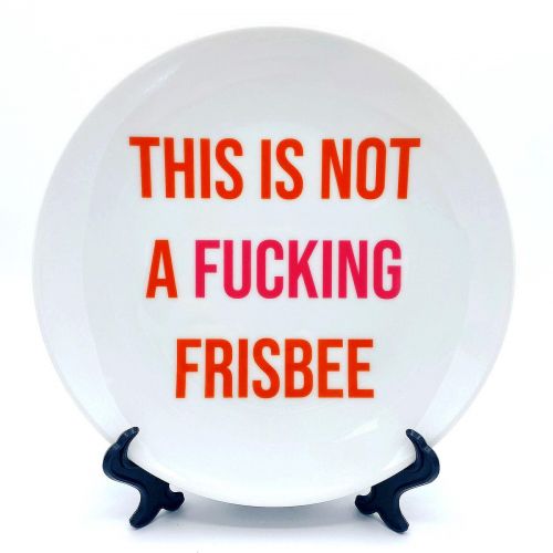 Not A Frisbee Plate