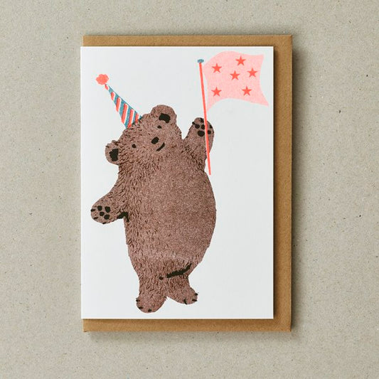 Birthday Brown Bear Card