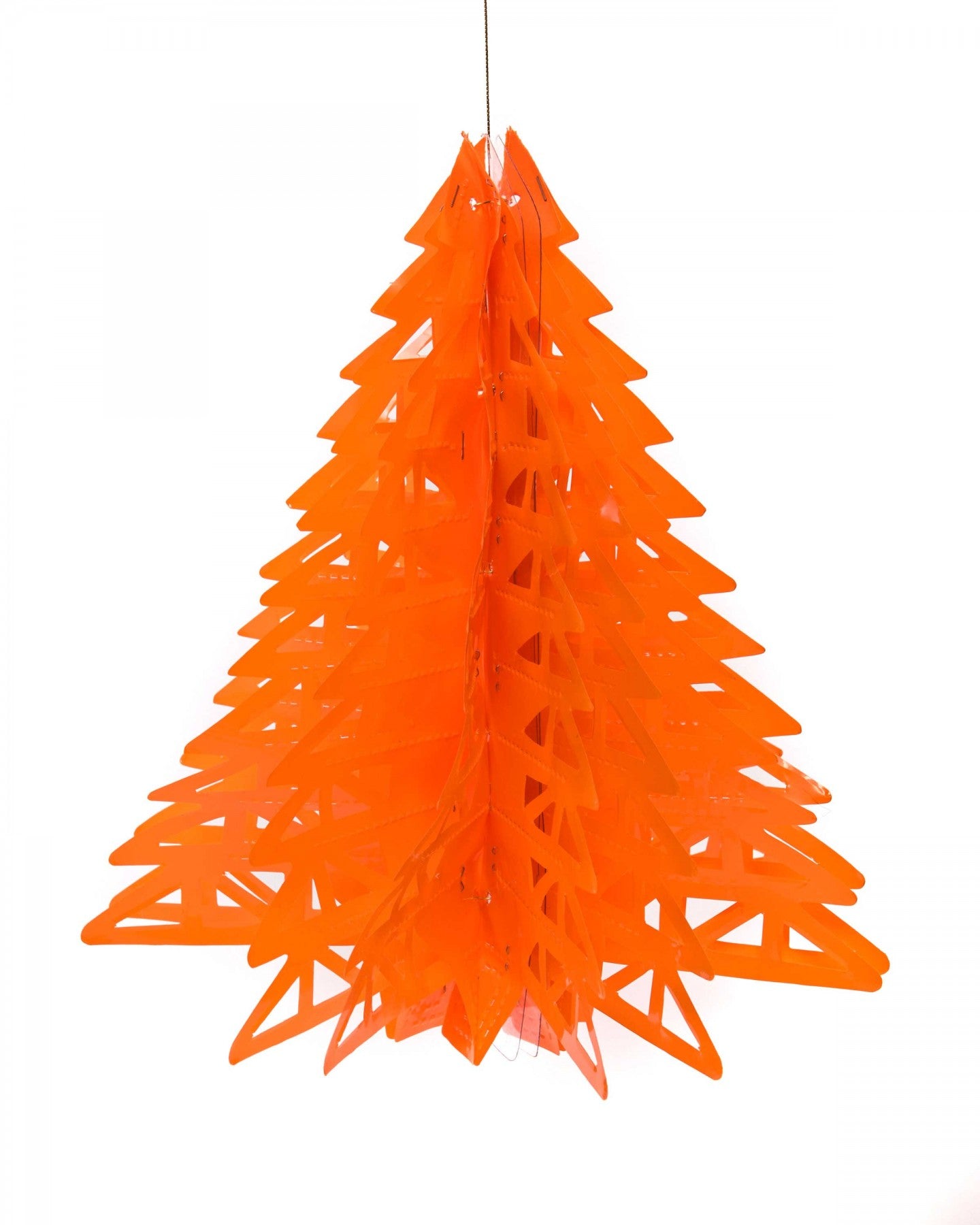 Hanging Tree Decoration - Orange
