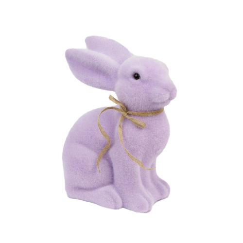 Lilac Grass Bunny Table Decoration - 10"