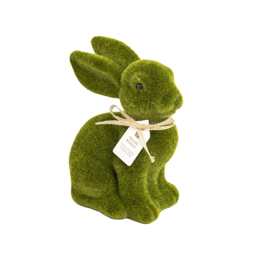 Green Grass Bunny Table Decoration - 10"
