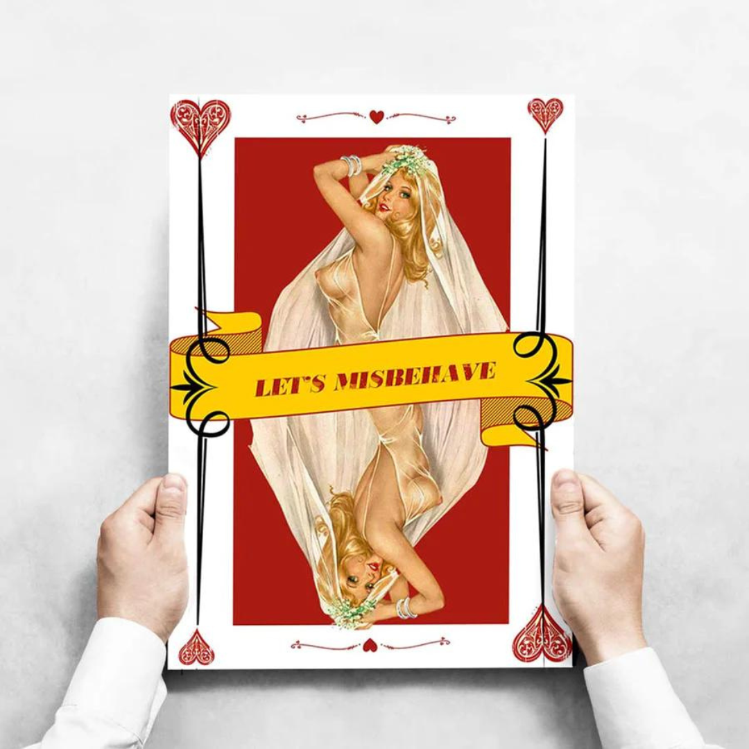 Lets Misbehave - Wall Art Print