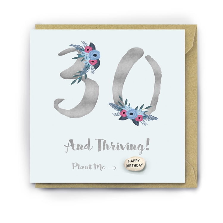 Plantable Bean 30 and Thriving Card