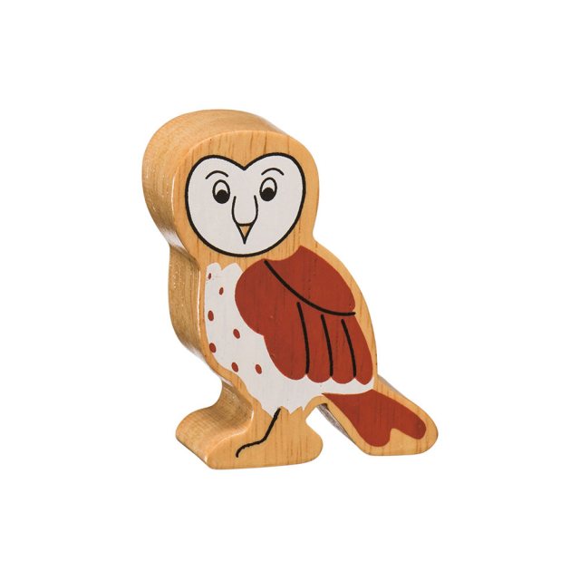 Lanka Kade Wooden Toy Fair trade - Natural Brown Owl