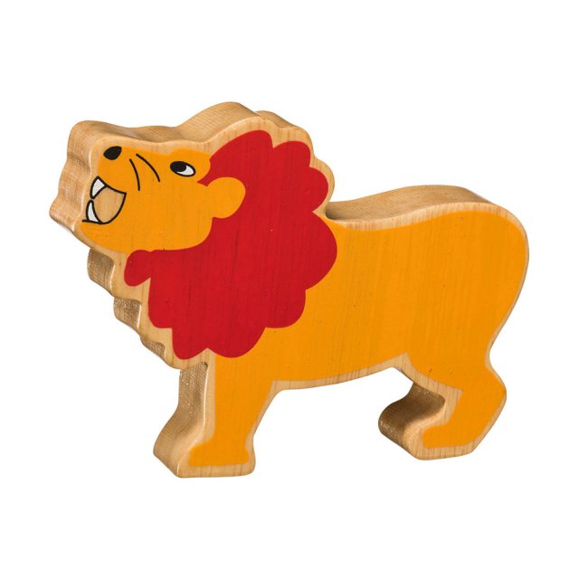 Lanka Kade Wooden Toy Fair Trade - Natural Yellow Lion