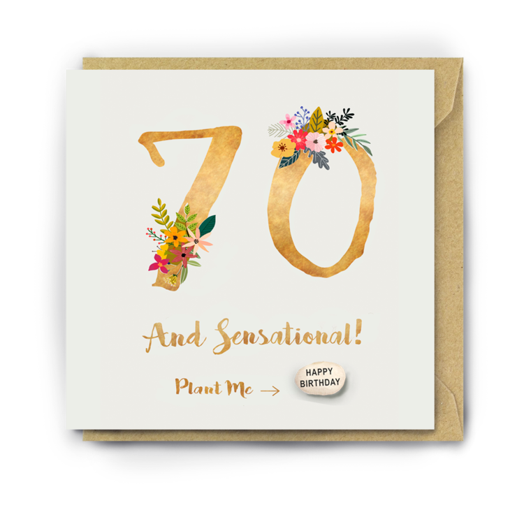 Plantable Bean 70 and Sensational Card