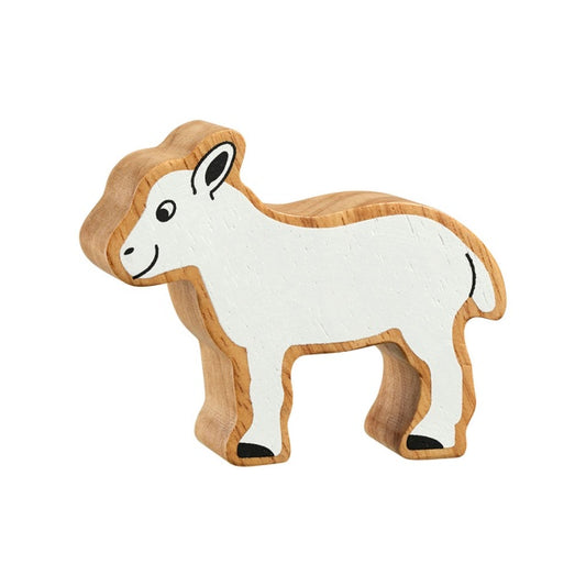 Lanka Kade Wooden Toy Fair trade - Natural White Lamb