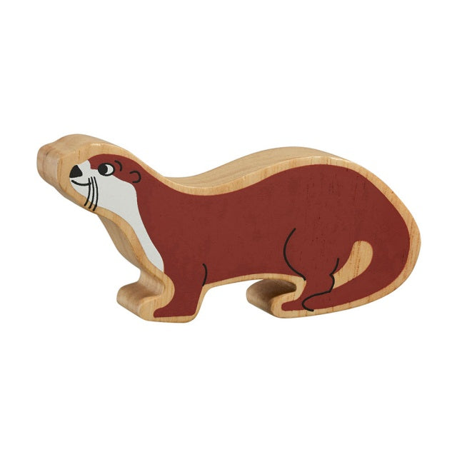 Lanka Kade Wooden Toy Fair trade - Natural Brown Otter