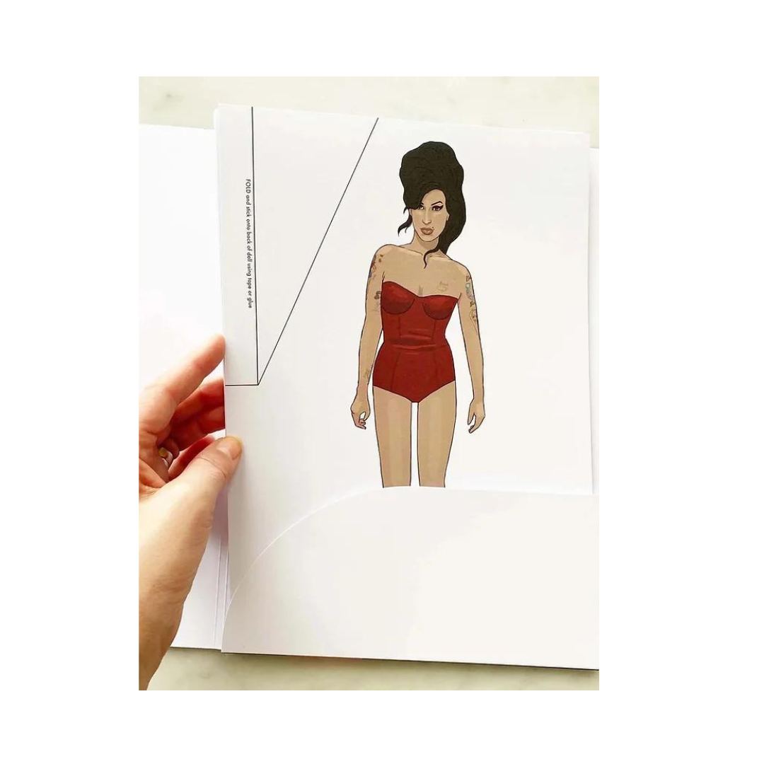 Amy Winehouse Paper Doll
