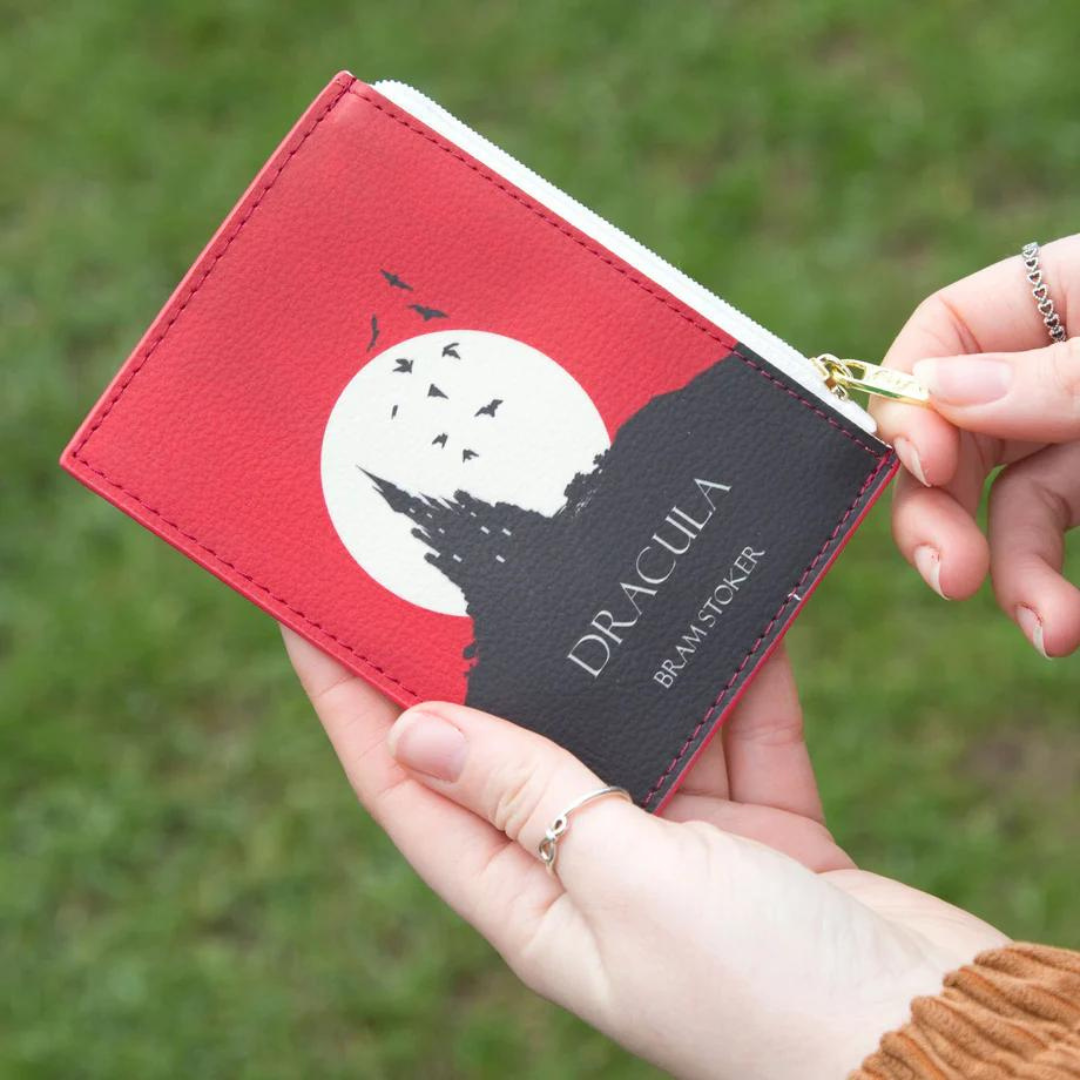 Dracula Moon Red Book Coin Purse Wallet