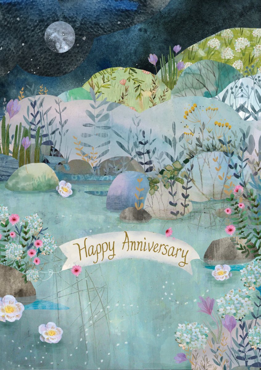 Happy Anniversary Dreamland Greetings Card