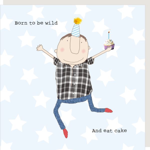 Born To Be Wild Cake Greeting Card