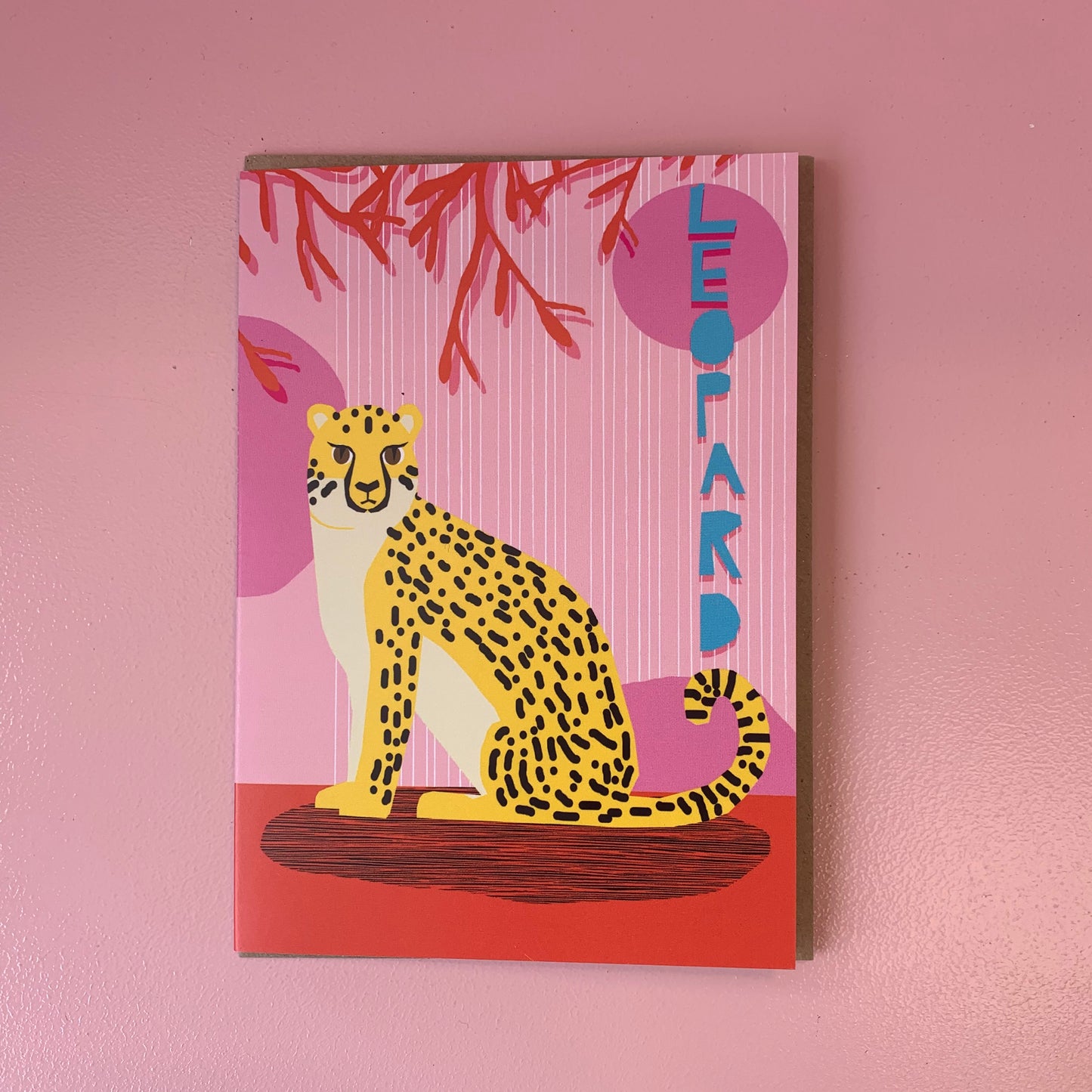 Leopard Wacka Card