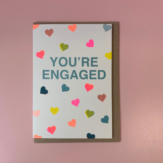Your Engaged Riso Print Card