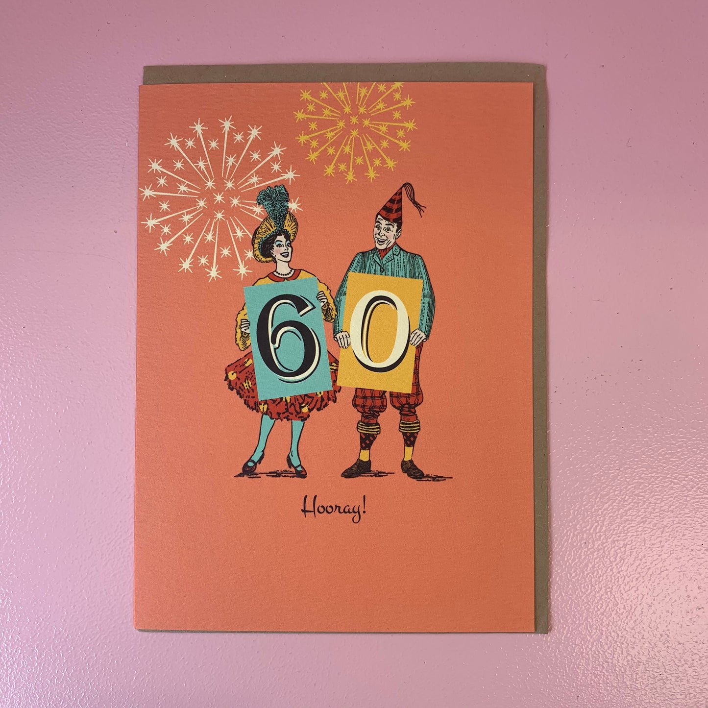 60 Hooray Birthday Card
