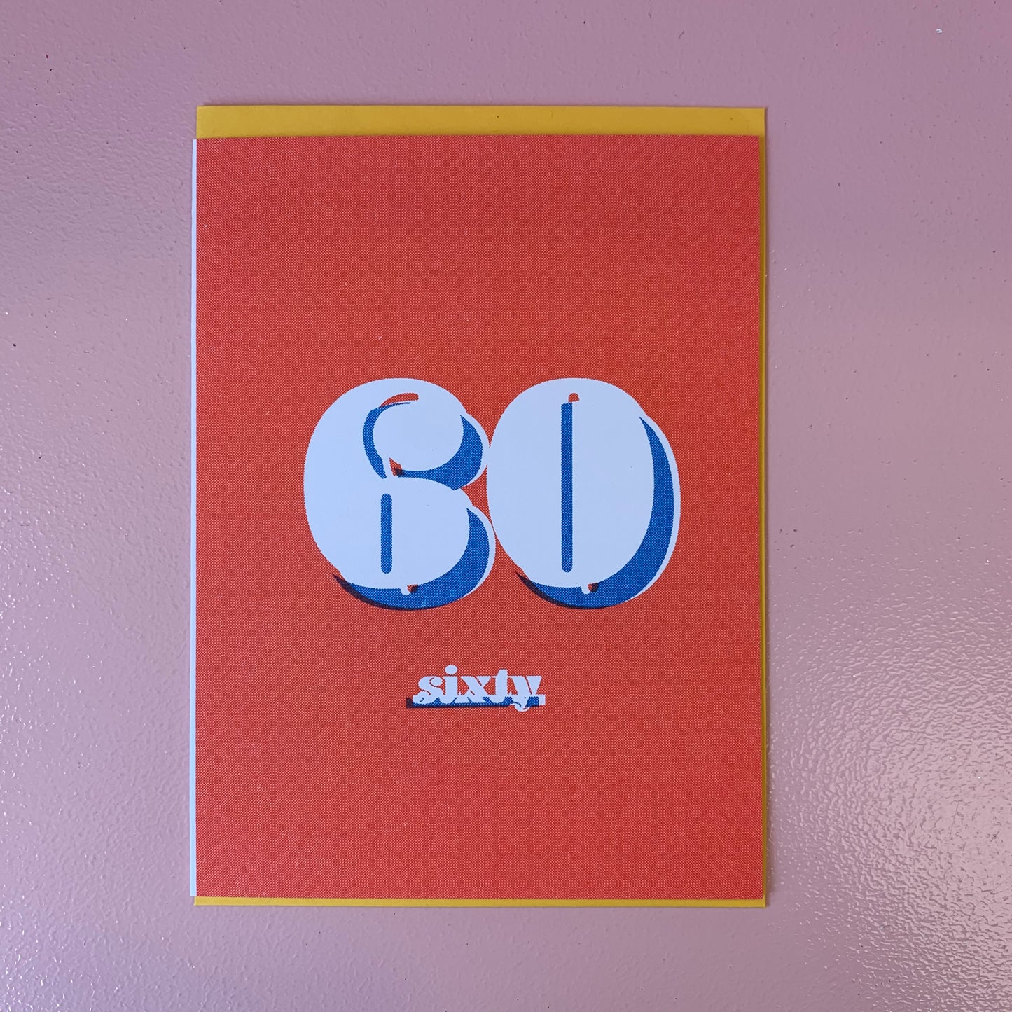 60 Sixty Riso Neon Card