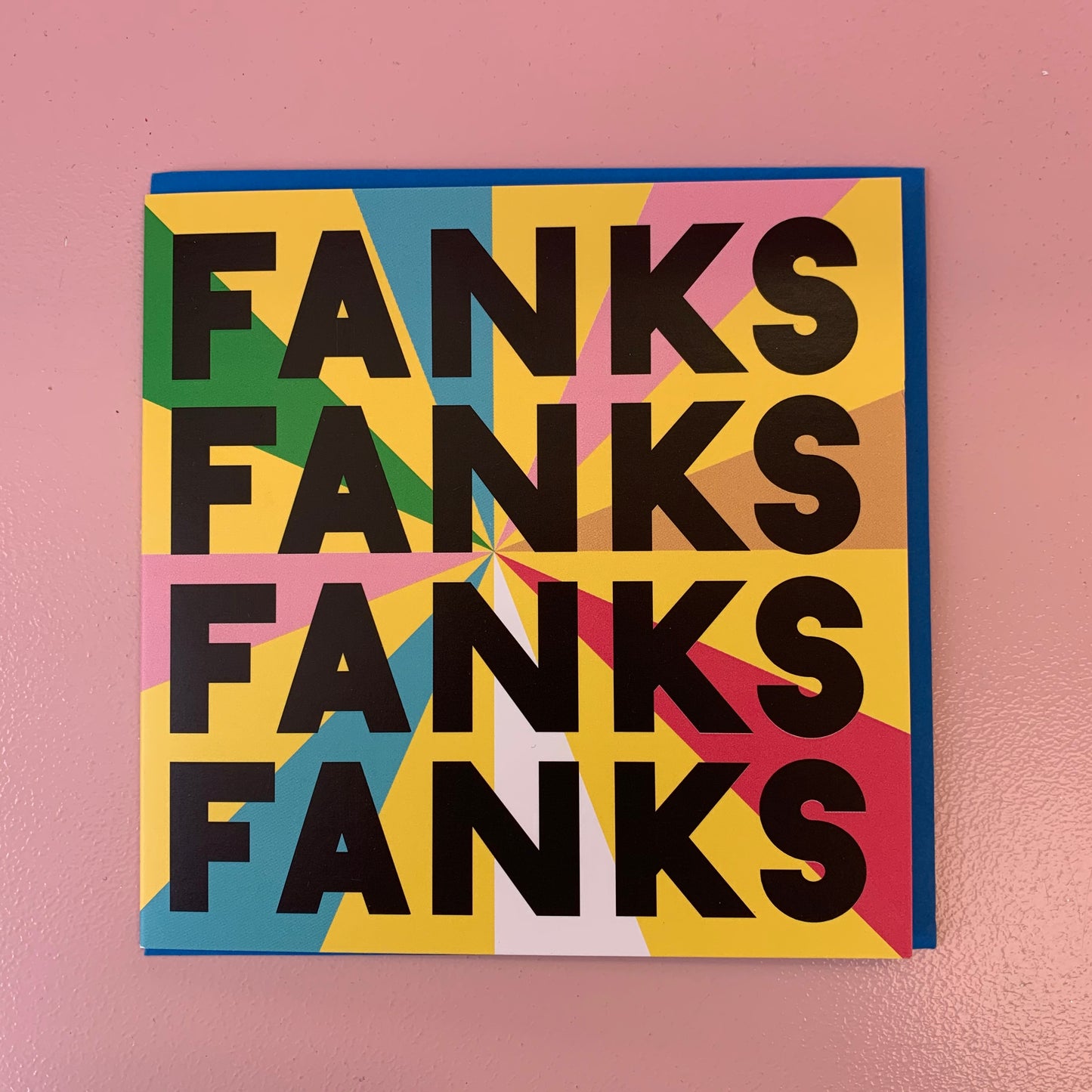 Fanks Fanks Fanks  Card