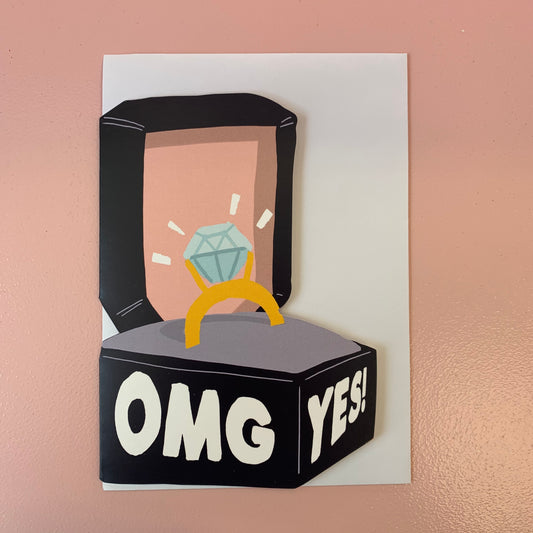 OMG Yes! Cut Out Card