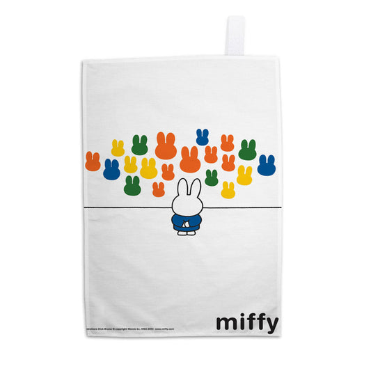 Miffy At An Art Gallery Tea Towel