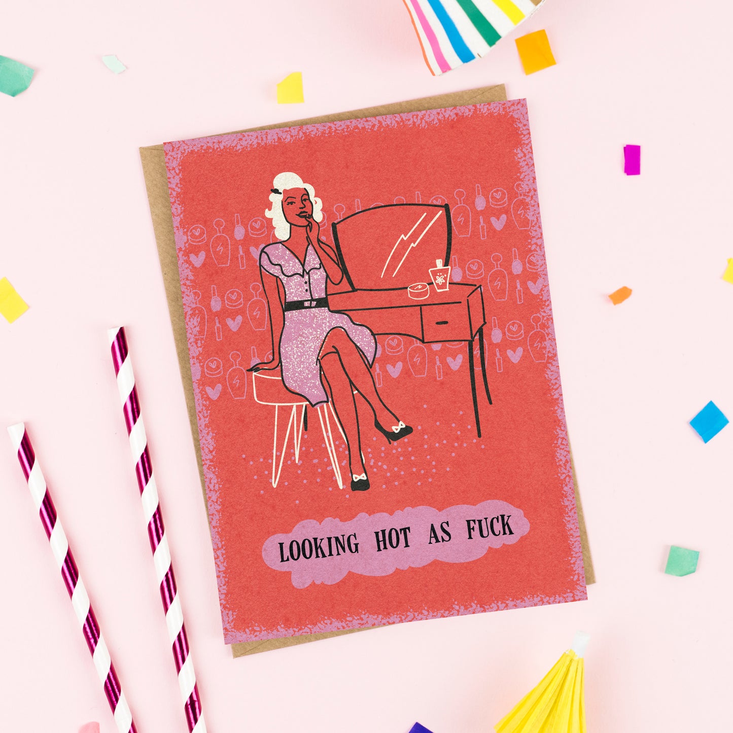 Looking Hot - Bold and Bright Card