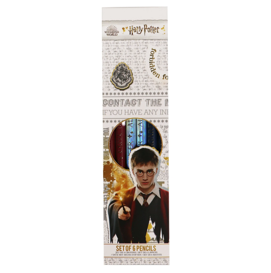Pencils Set Of 6 - Harry Potter (Wands)