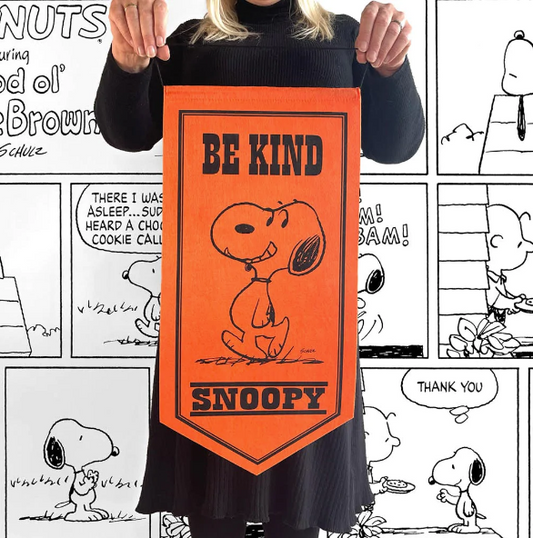 Peanuts Snoopy Pennant - Be Kind