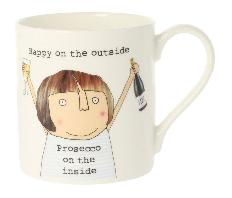 Rosie Made A Thing Prosecco On The Inside Mug