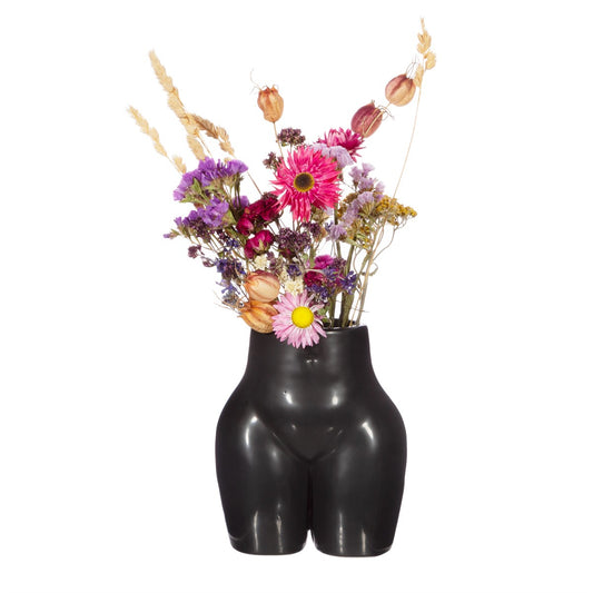 Small Body Vase Black