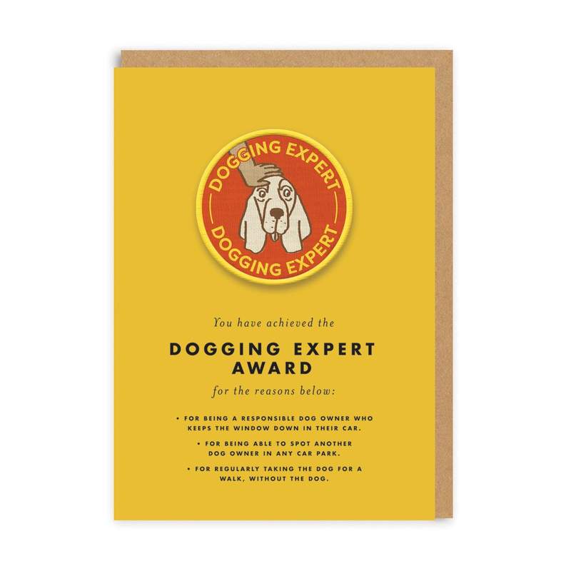 Dogging award woven patch - Ohh Deer Card
