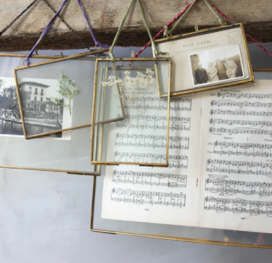Kiko Antique Brass Photo Frames