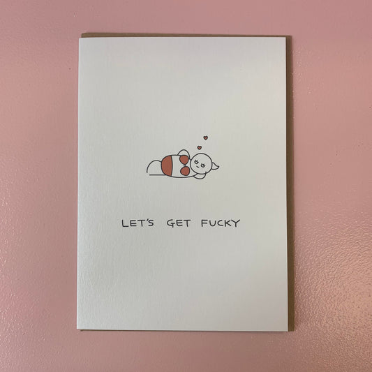 Lets get fucky - Ohh Deer Card