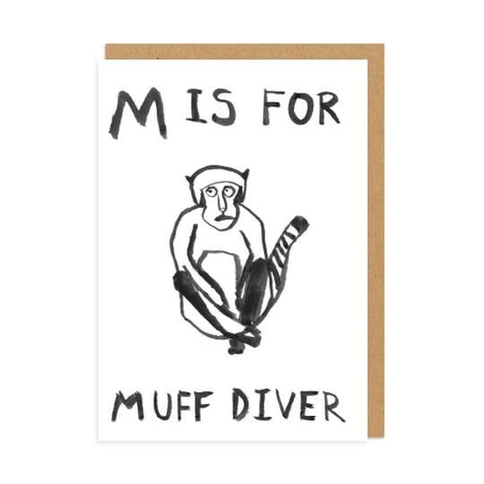 Muff diver - Ohh Deer Card