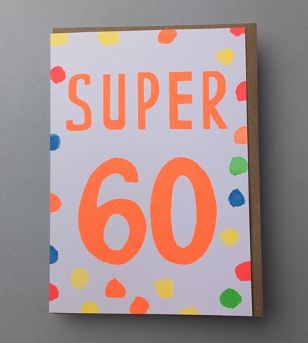 Super 60 Neon Card