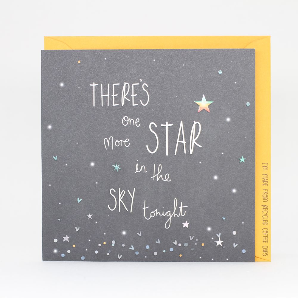 There's One More Star In The Sky Tonight Card