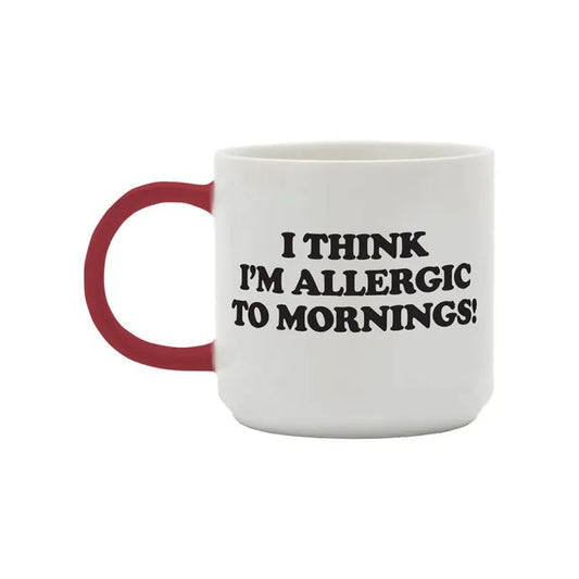 Peanuts Coffee Mug - Allergic to Mornings