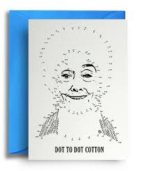 Dot To Dot Cotton Card