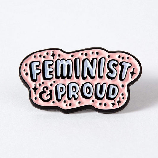 Feminist and Proud Enamel Pin