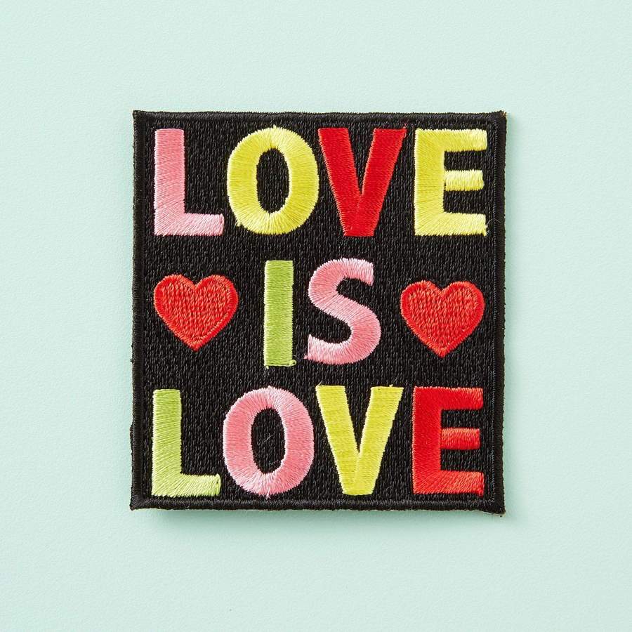 Love Is Love Embroidered Iron On Patch